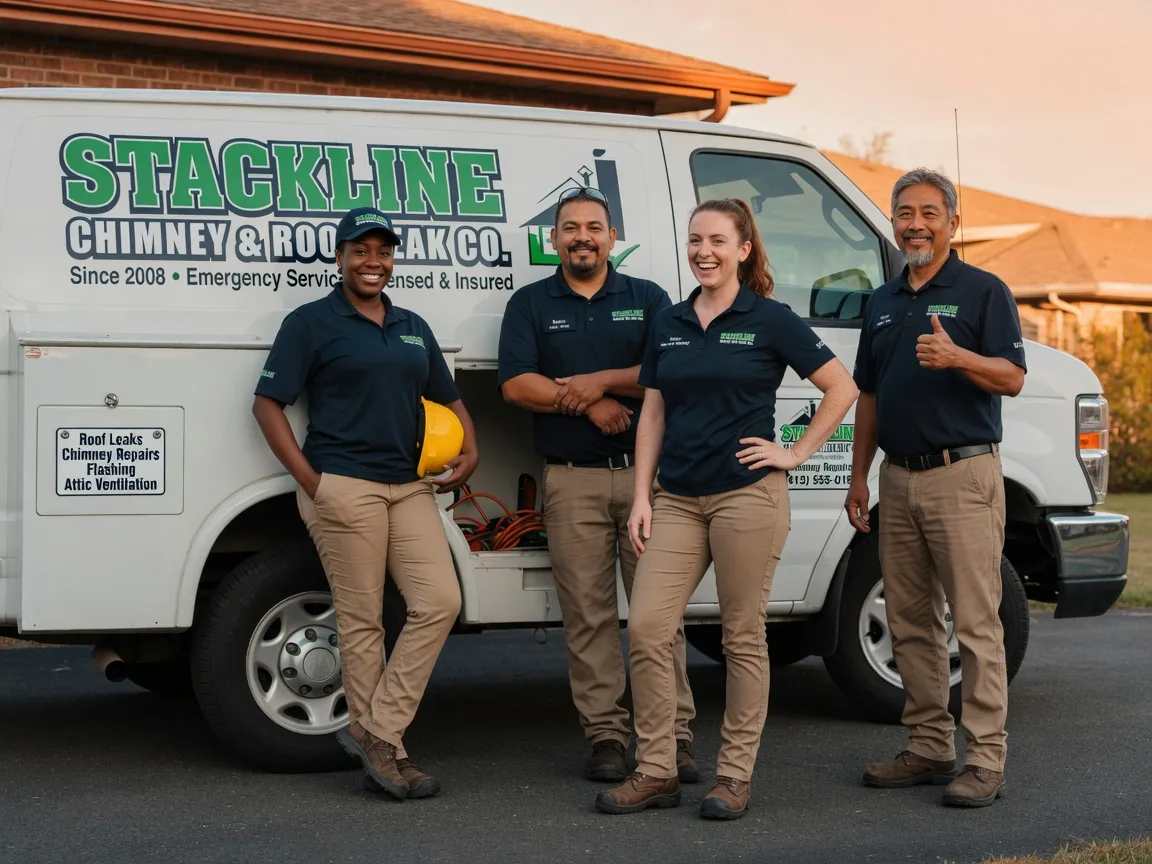 Chimney flashing repair company in Cedar Point, IL